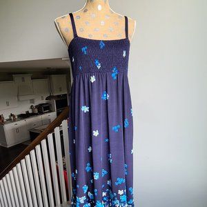 INC International Concepts Blue Floral Maxi Dress